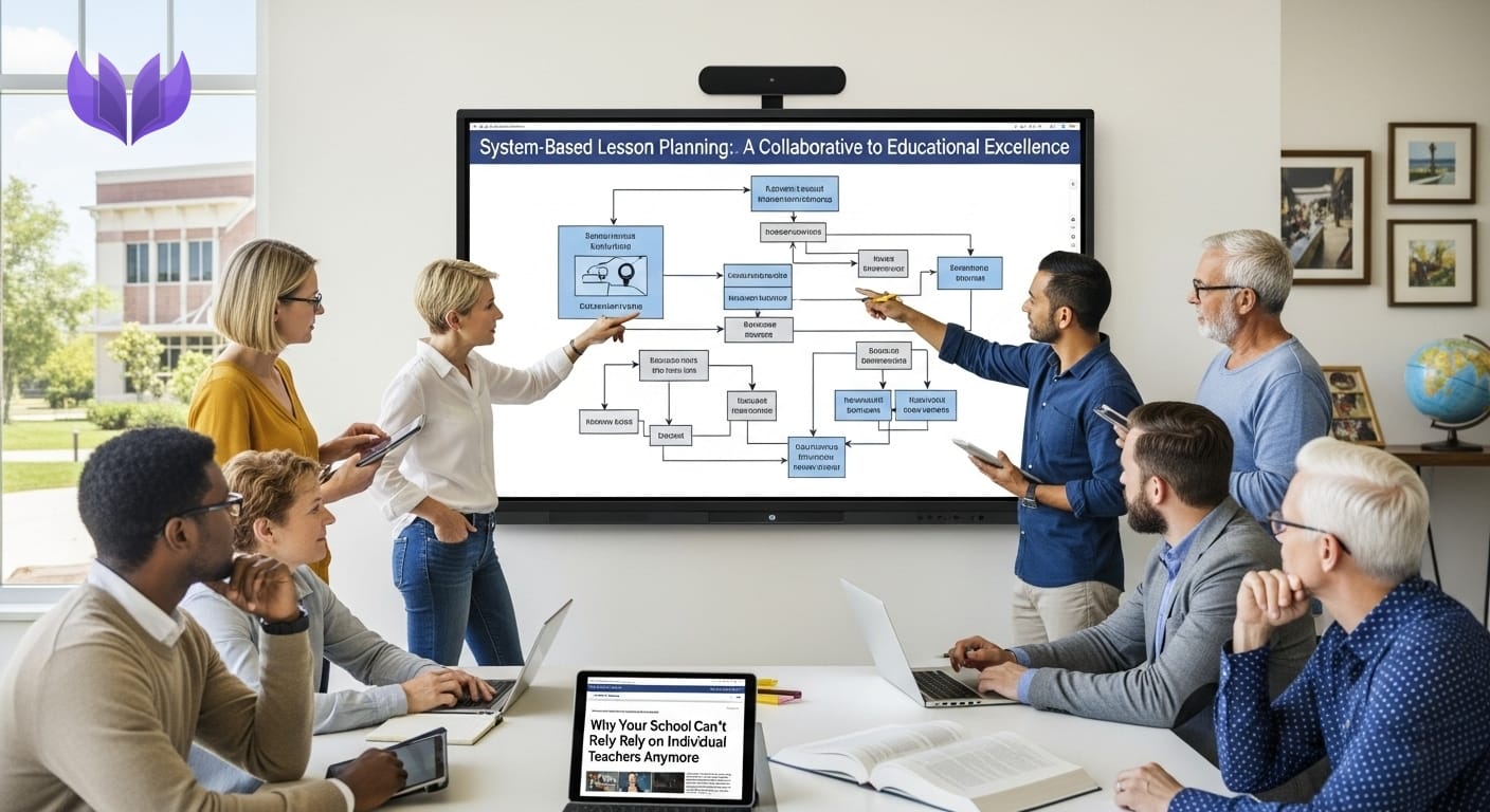 Why Your School Can’t Rely on Individual Teachers Anymore The Case for System-Based Lesson Planning.